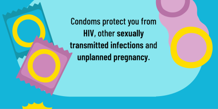 Infographic 'Why should you use a condom?'